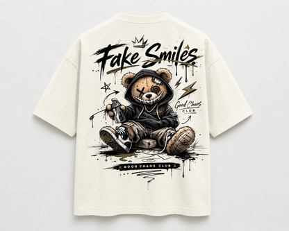 FAKE SMILES™ Oversized Streetwear Tee