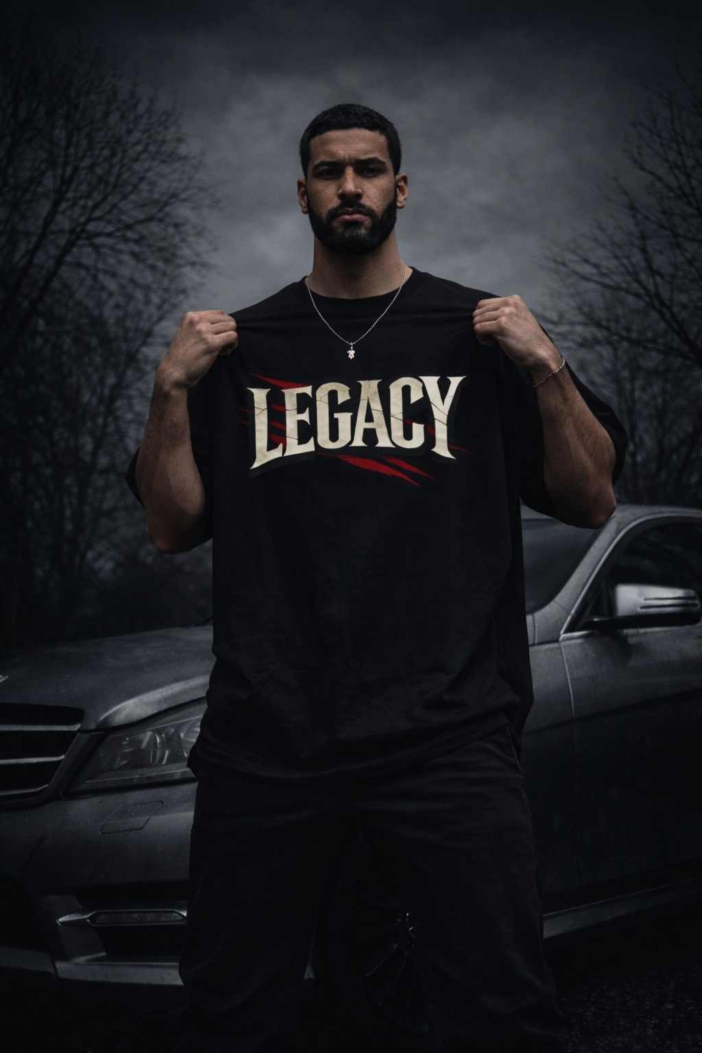 LEGACY Oversized T-Shirt – Premium 240 GSM Streetwear | Monkey Eye