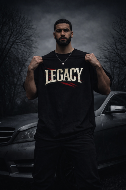 LEGACY Oversized T-Shirt – Premium 240 GSM Streetwear | Monkey Eye