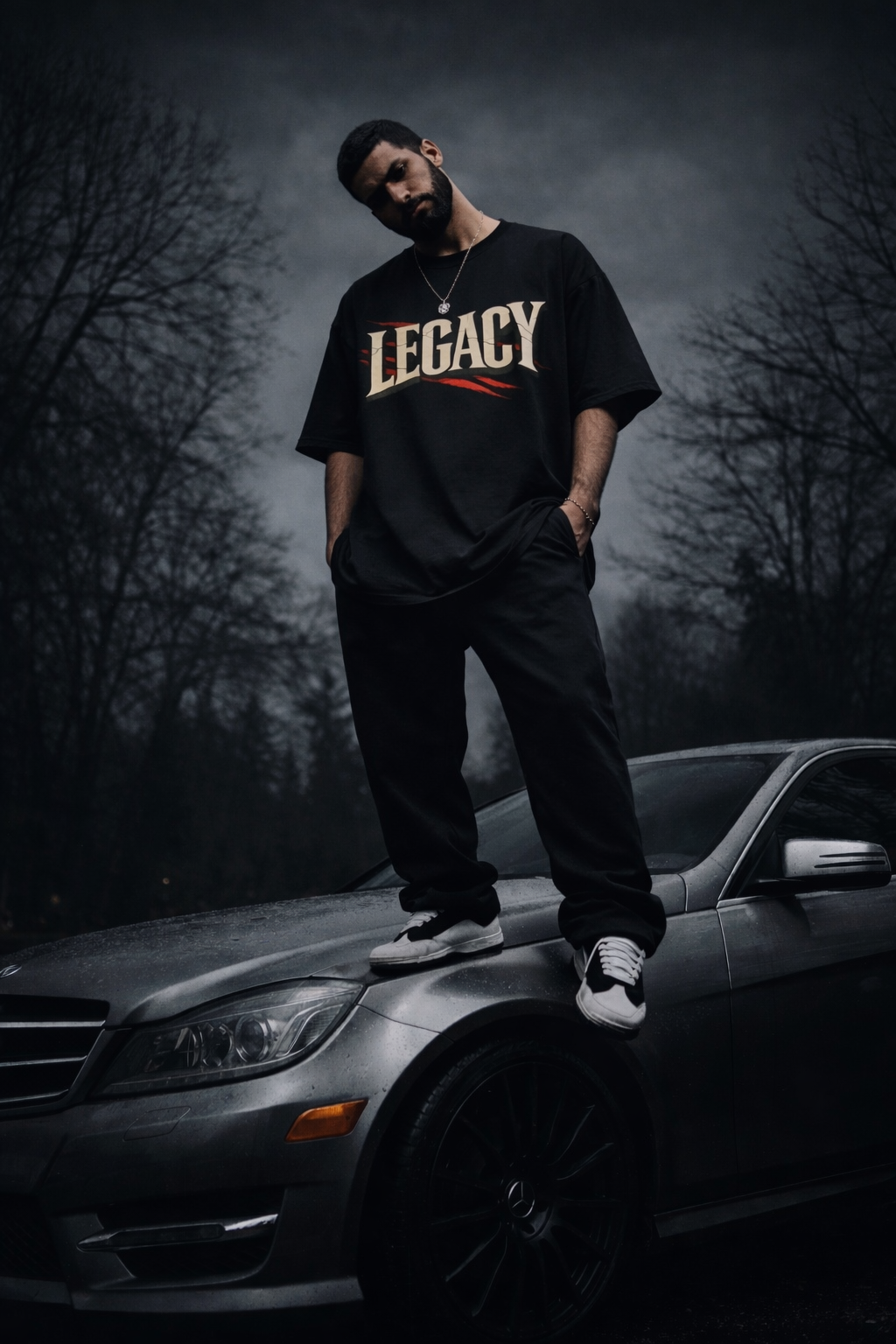 LEGACY Oversized T-Shirt – Premium 240 GSM Streetwear | Monkey Eye