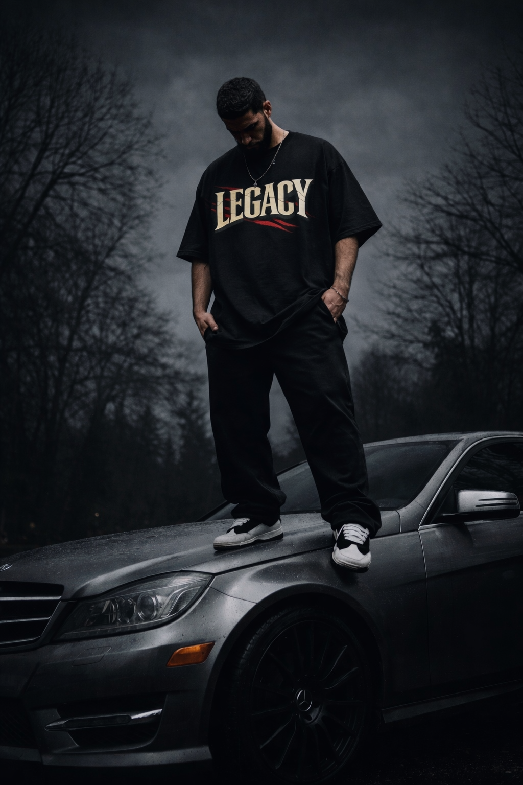 LEGACY Oversized T-Shirt – Premium 240 GSM Streetwear | Monkey Eye