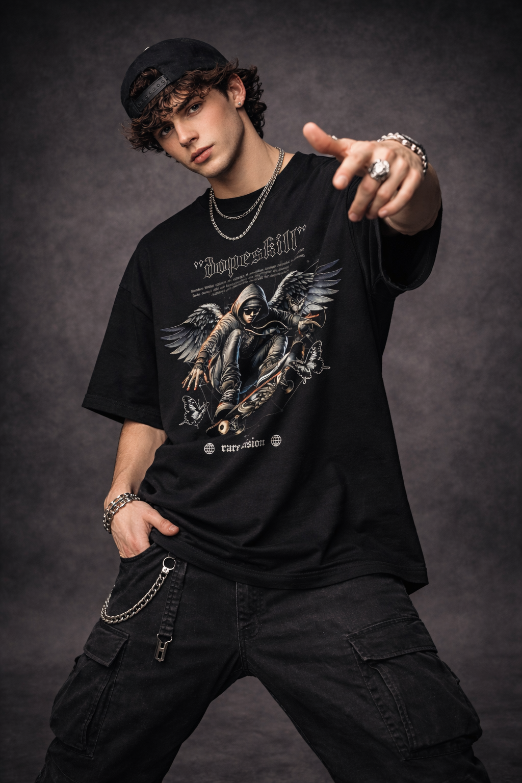 Dope Skill Graphic Tee – 240 GSM Premium Streetwear