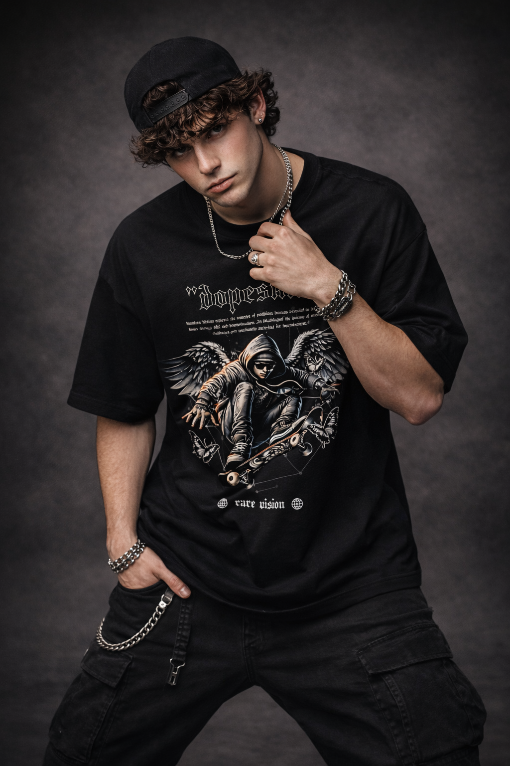 Dope Skill Graphic Tee – 240 GSM Premium Streetwear