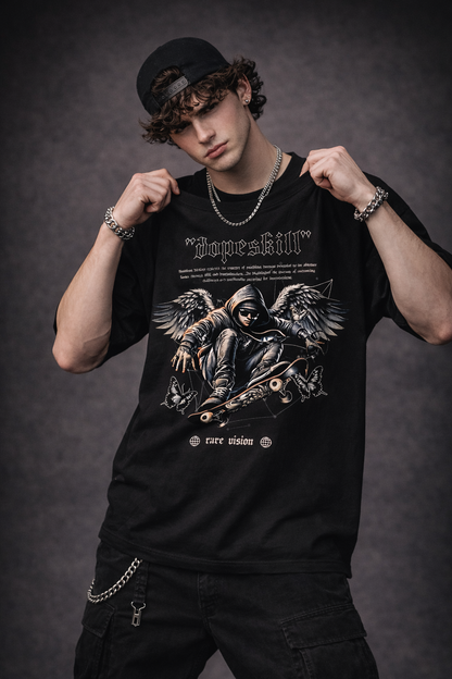Dope Skill Graphic Tee – 240 GSM Premium Streetwear