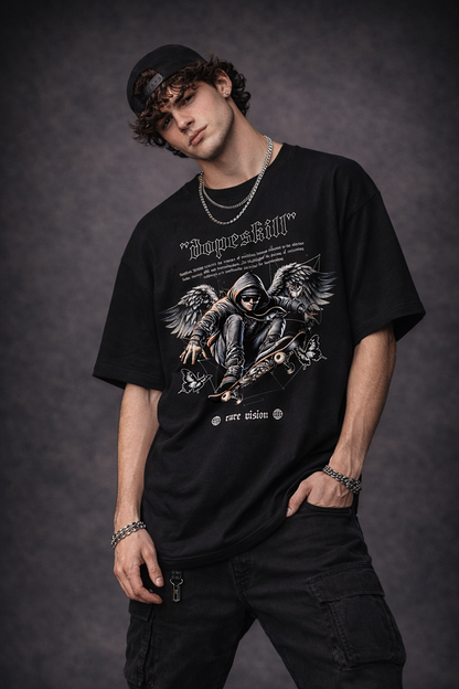Dope Skill Graphic Tee – 240 GSM Premium Streetwear