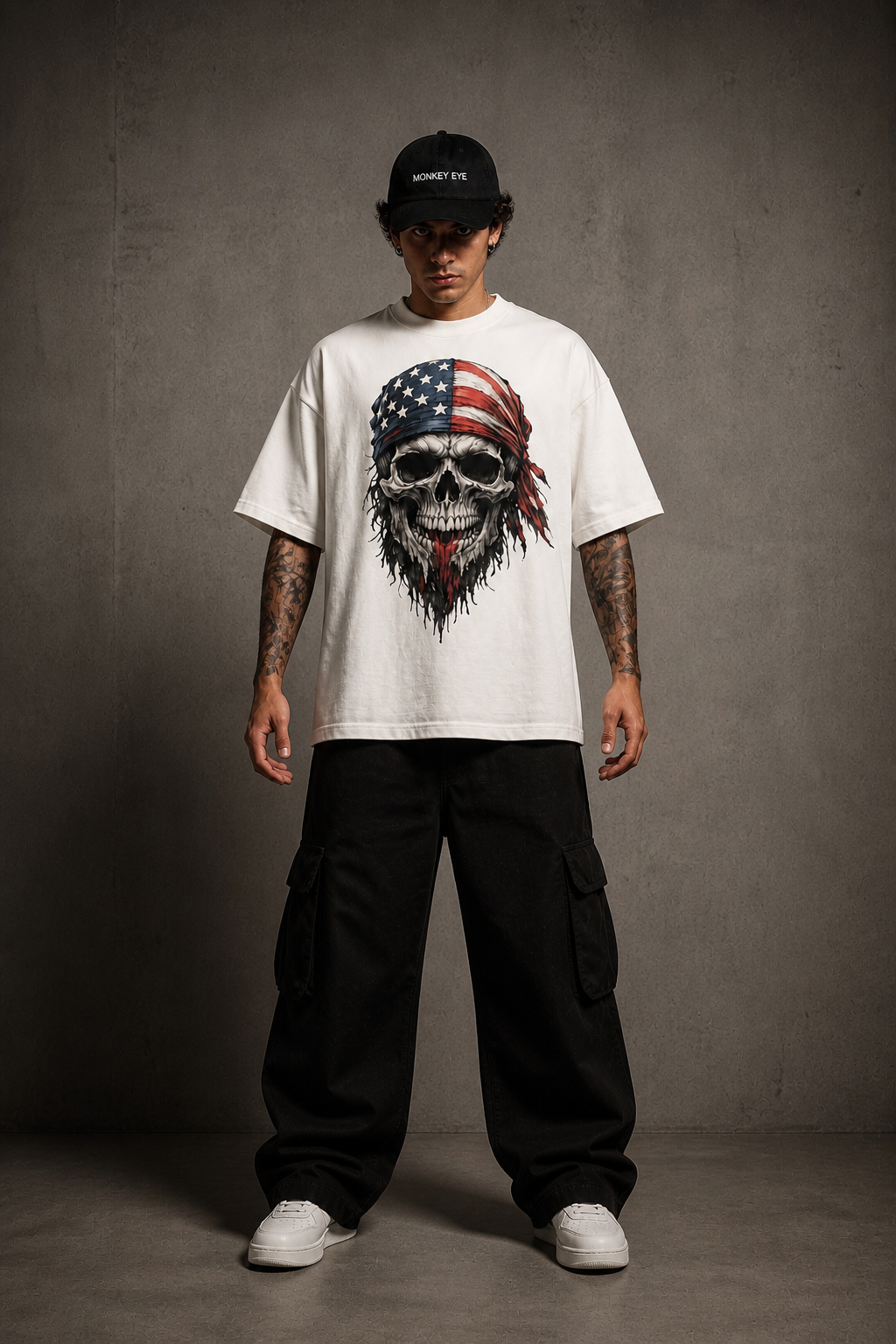WAR WITHIN Oversized Tee – Premium 240 GSM Streetwear (Off-White)