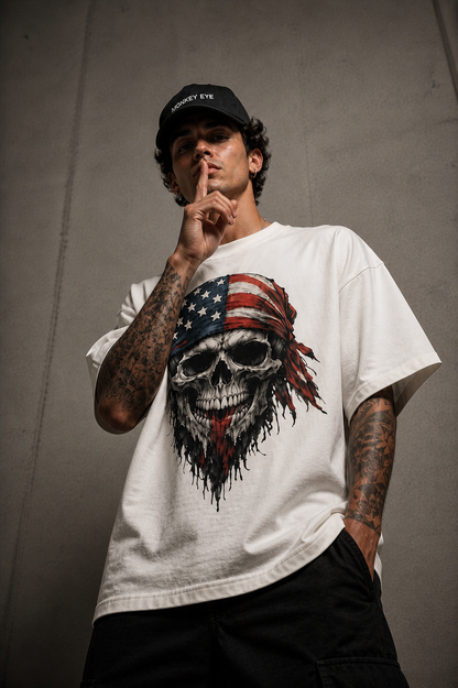 WAR WITHIN Oversized Tee – Premium 240 GSM Streetwear (Off-White)