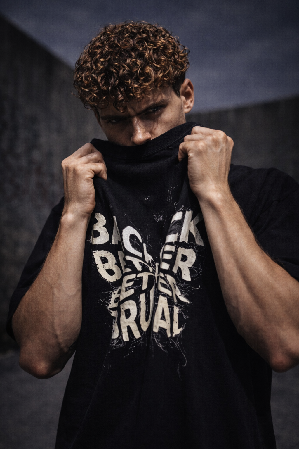 BACK BETTER BRUTAL OVERSIZED T-SHIRT- 240 GSM