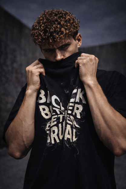 BACK BETTER BRUTAL OVERSIZED T-SHIRT- 240 GSM