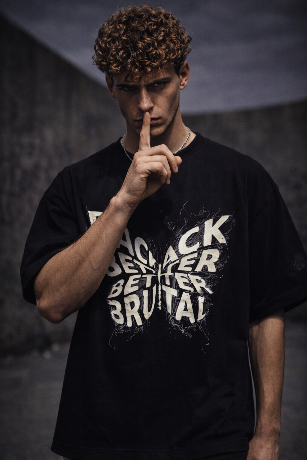 BACK BETTER BRUTAL OVERSIZED T-SHIRT- 240 GSM