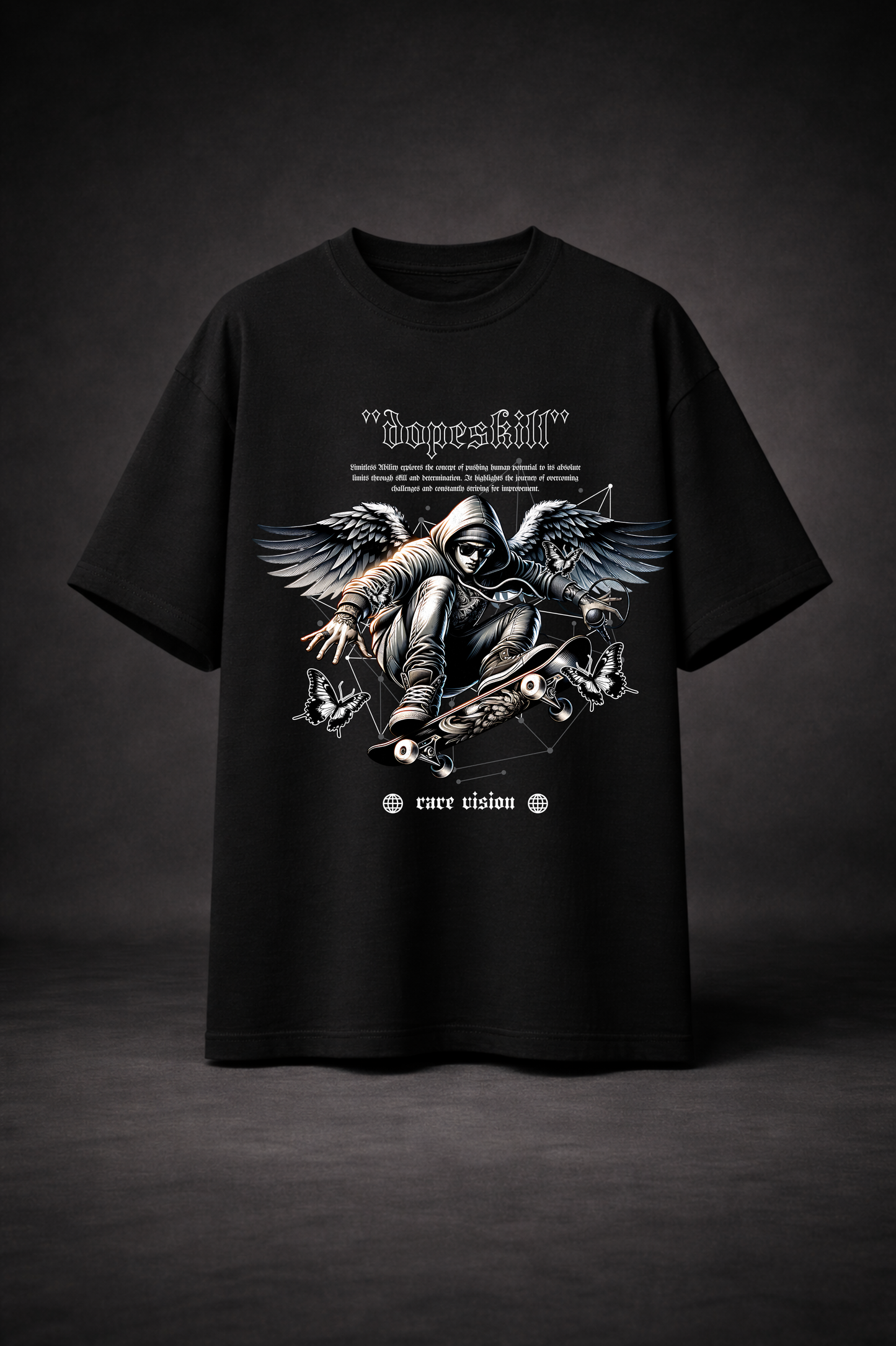 Dope Skill Graphic Tee – 240 GSM Premium Streetwear
