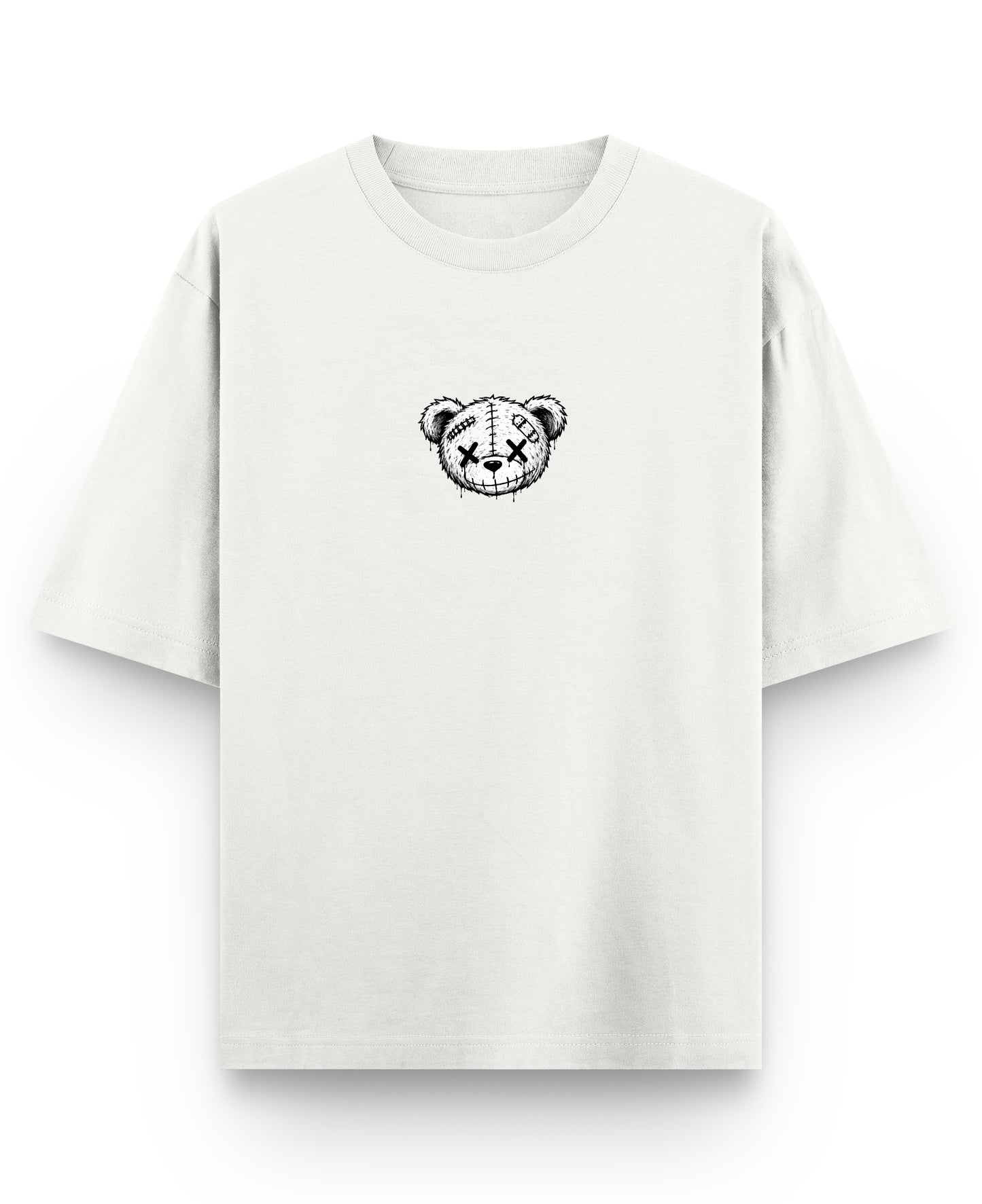 Off White Oversized T-shirt Front Design