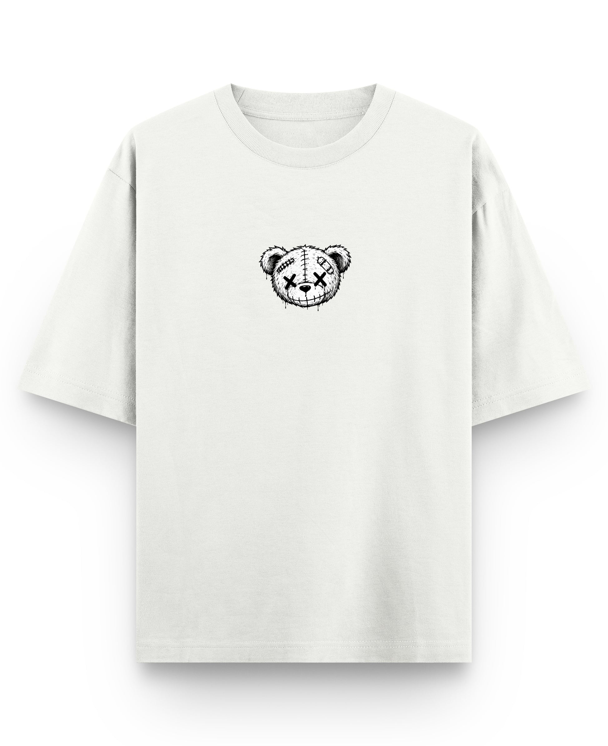 Off White Oversized T-shirt Front Design