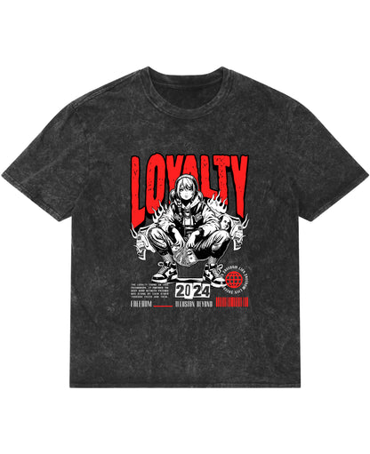 Acidwash Oversized T-shirt Front Design