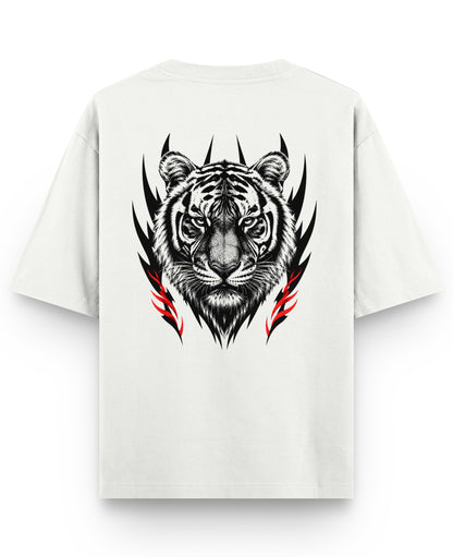 Off White Oversized T-shirt Back Design