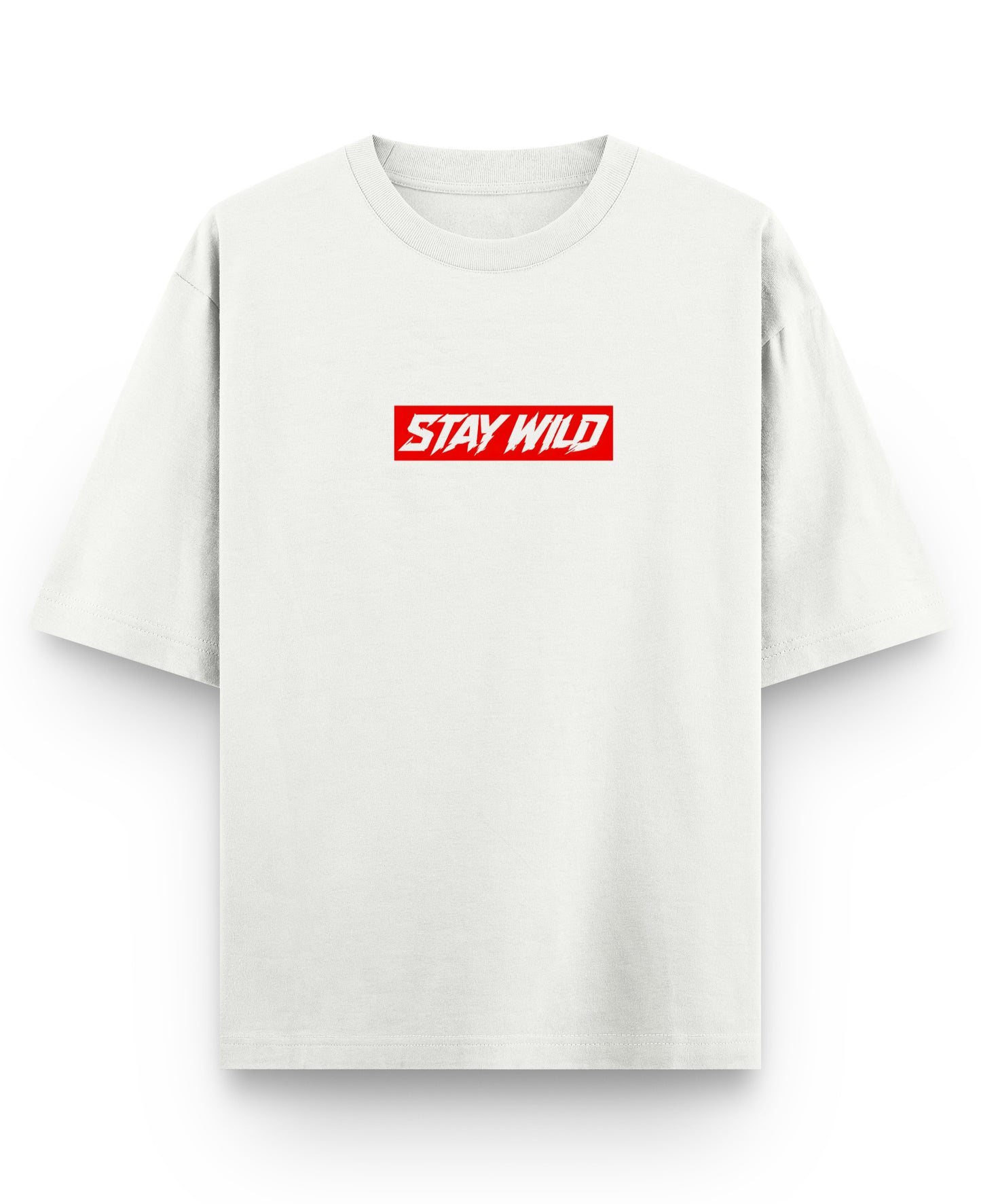 Off White Oversized T-shirt Front Design