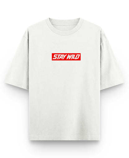 Off White Oversized T-shirt Front Design