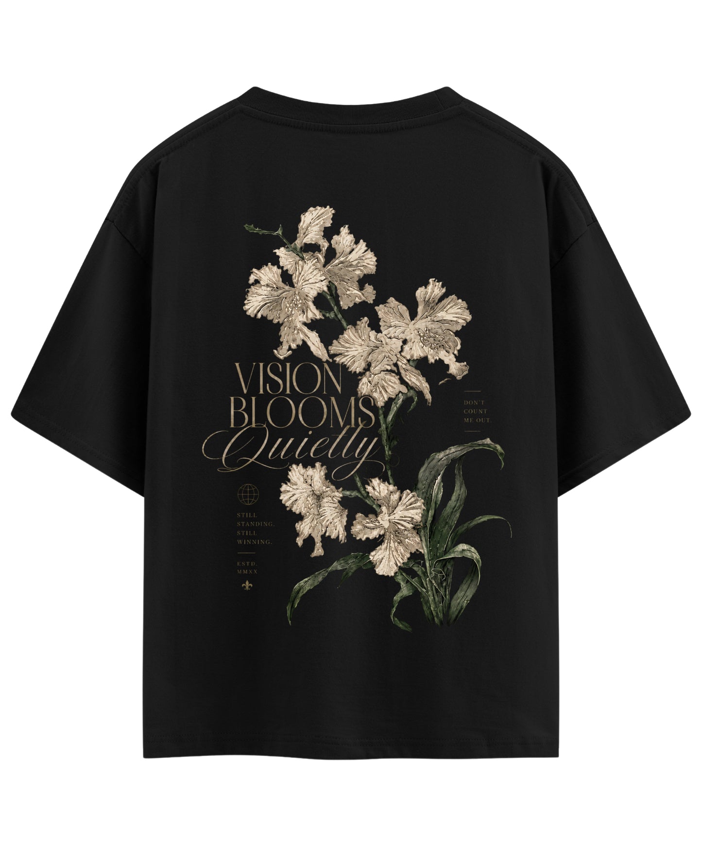 Black Oversized T-shirt Back Design